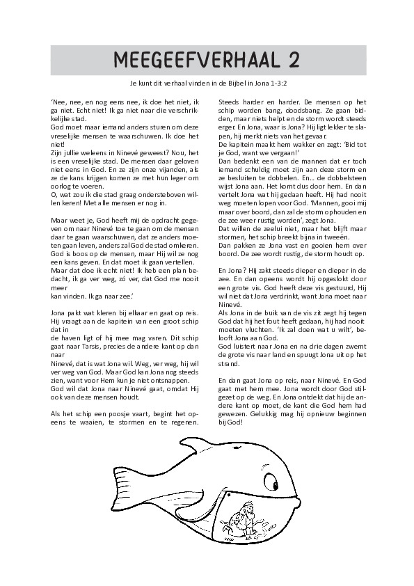 VBW24 - Meegeefverhaal dag 2 Jona VBW24 - Meegeefverhaal dag 2 Jona