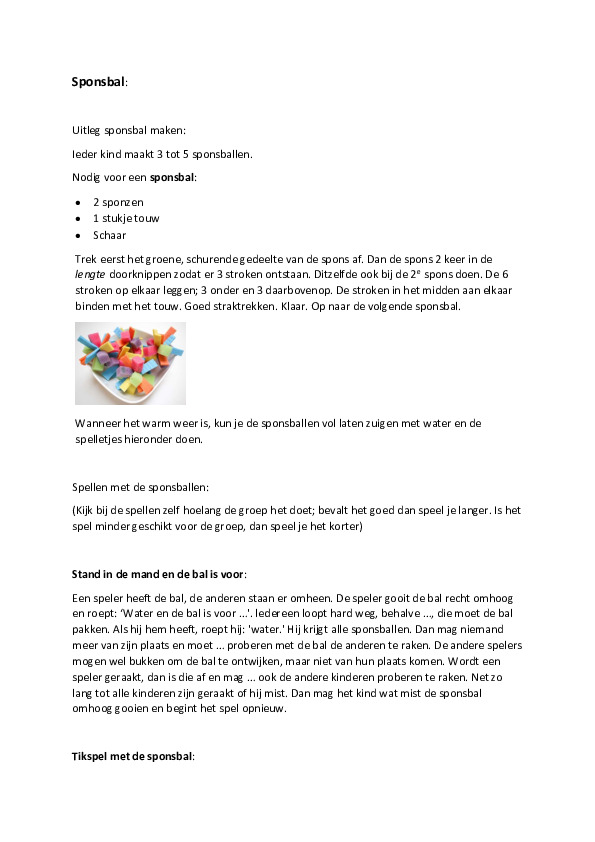 sponsbal