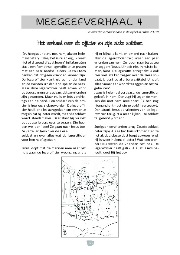 Meegeefverhaal dag 4 Meegeefverhaal dag 4