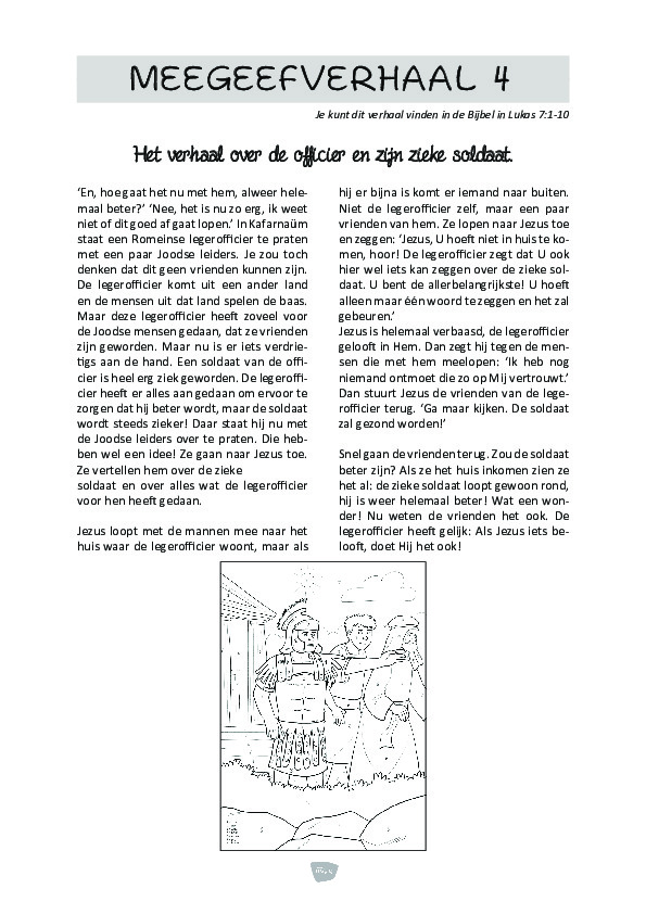 Meegeefverhaal dag 4 Meegeefverhaal dag 4