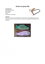 Uitleg knutsel 'houten vis' Uitleg knutsel 'houten vis'